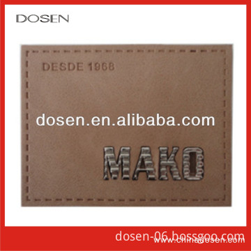 garment metal plate,machine embroidery clothing label